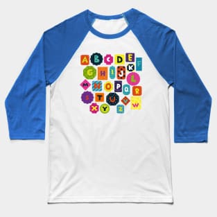 Alphabet For Kids Baseball T-Shirt